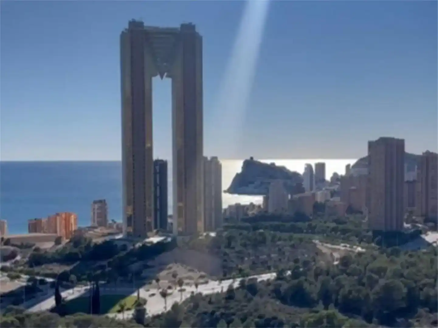 Vista exterior de Piso en venta en Benidorm con Aire acondicionado y Piscina