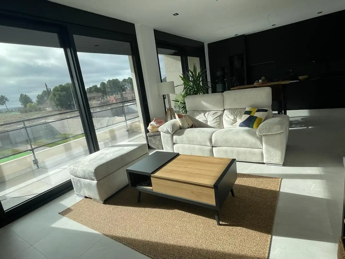 Sala d'estar de Casa o xalet en venda en Albacete amb Aire condicionat, Calefacció i Jardí privat
