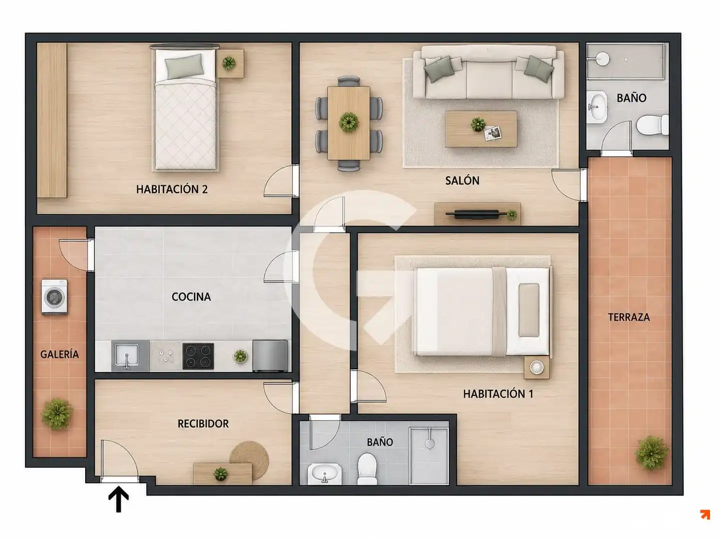 Piso en venta en Esplugues de Llobregat con Aire acondicionado, Terraza y Trastero