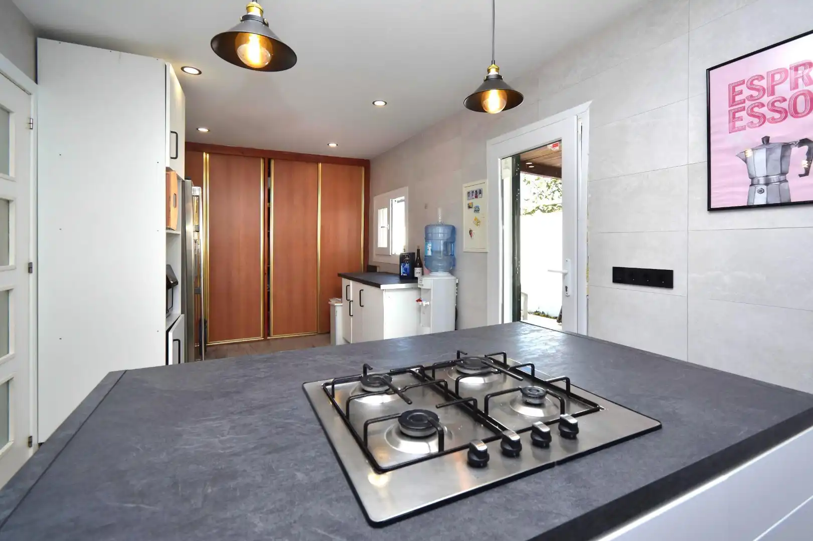 Cuina de Casa o xalet en venda en  Palma de Mallorca amb Aire condicionat, Jardí privat i Terrassa