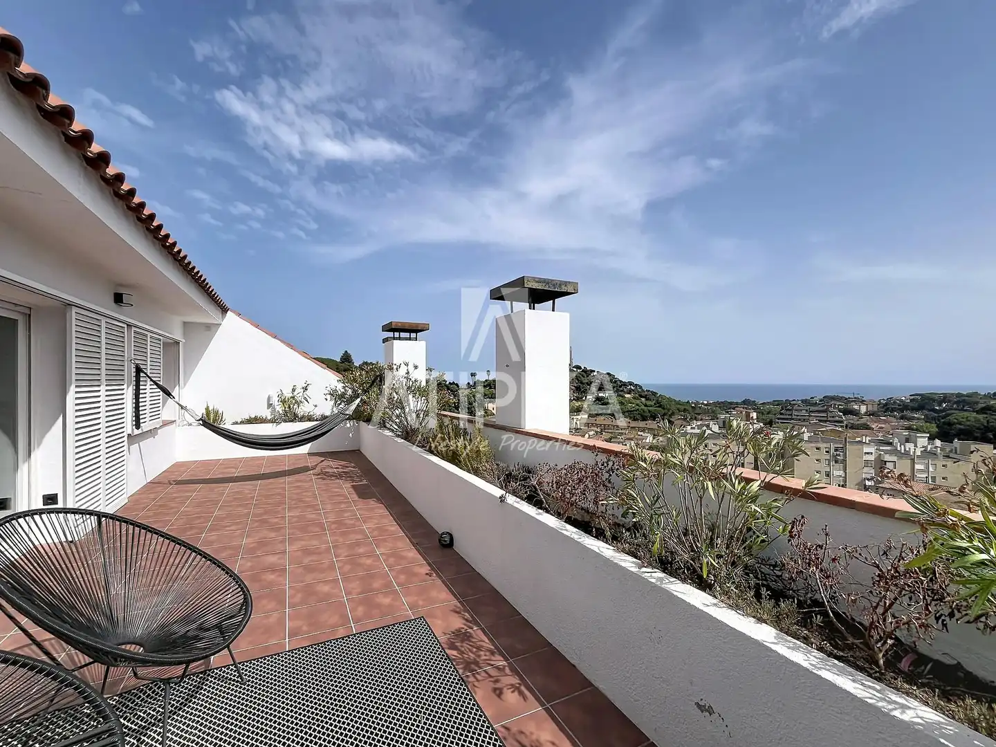 Terraza de Casa o chalet en venta en Sant Andreu de Llavaneres con Terraza, Piscina y Horno