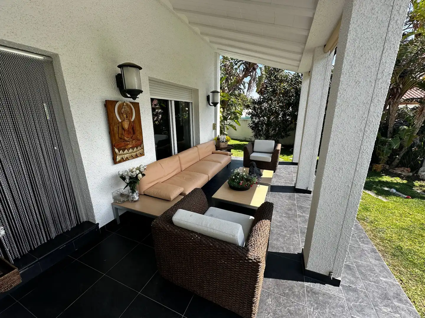 Terrasse von Haus oder Chalet zum Verkauf in Mont-roig del Camp mit Klimaanlage, Heizung und Privatgarten