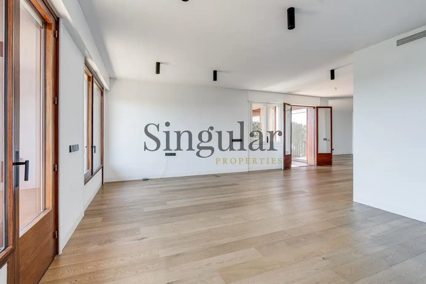 Sala de estar de Piso de alquiler en Barcelona con Calefacción, Jardín privado y Terraza