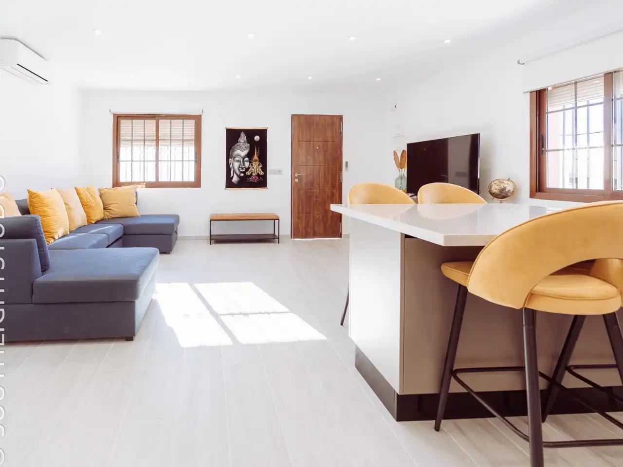 Sala de estar de Casa o chalet en venta en San Javier con Aire acondicionado y Terraza