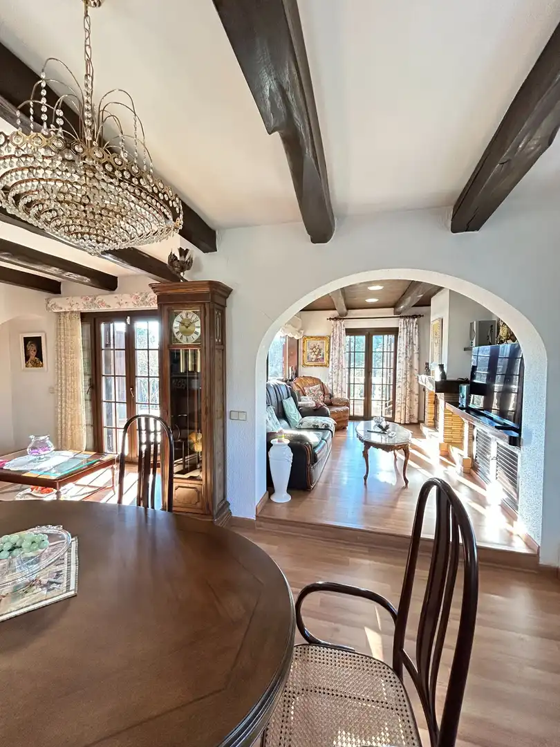 Comedor de Casa o chalet en venta en Santa Coloma de Farners con Calefacción, Jardín privado y Terraza