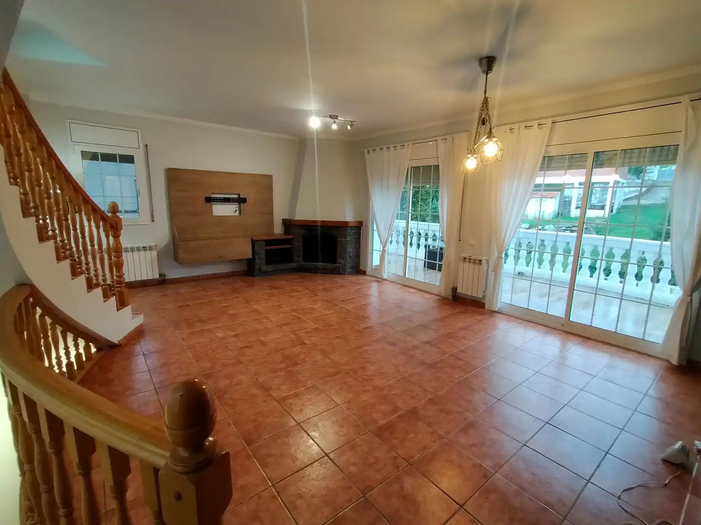 Sala de estar de Casa o chalet de alquiler en Dosrius con Aire acondicionado, Calefacción y Jardín privado