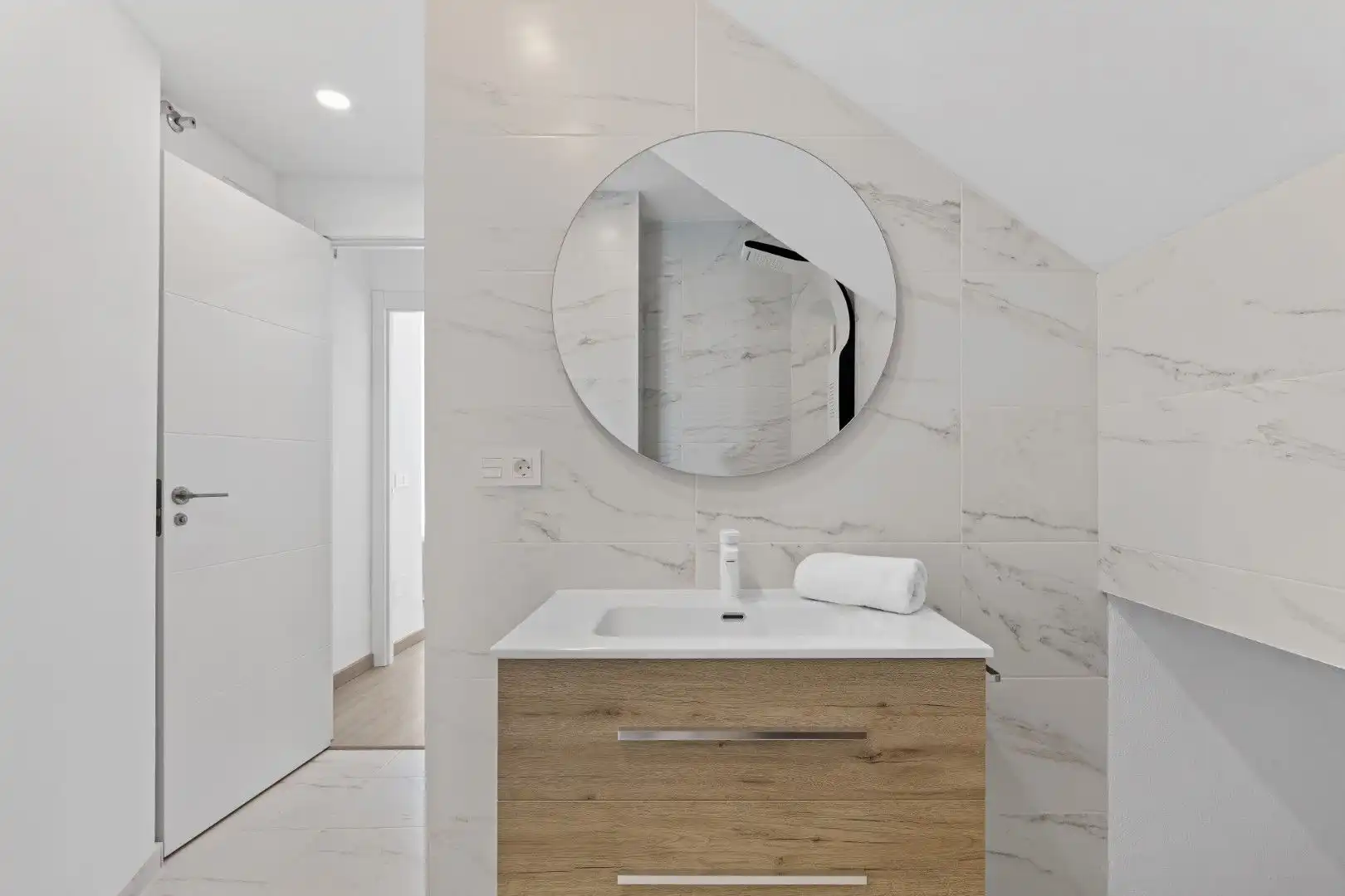 Baño de Casa adosada en venta en Mijas con Jardín privado, Terraza y Amueblado