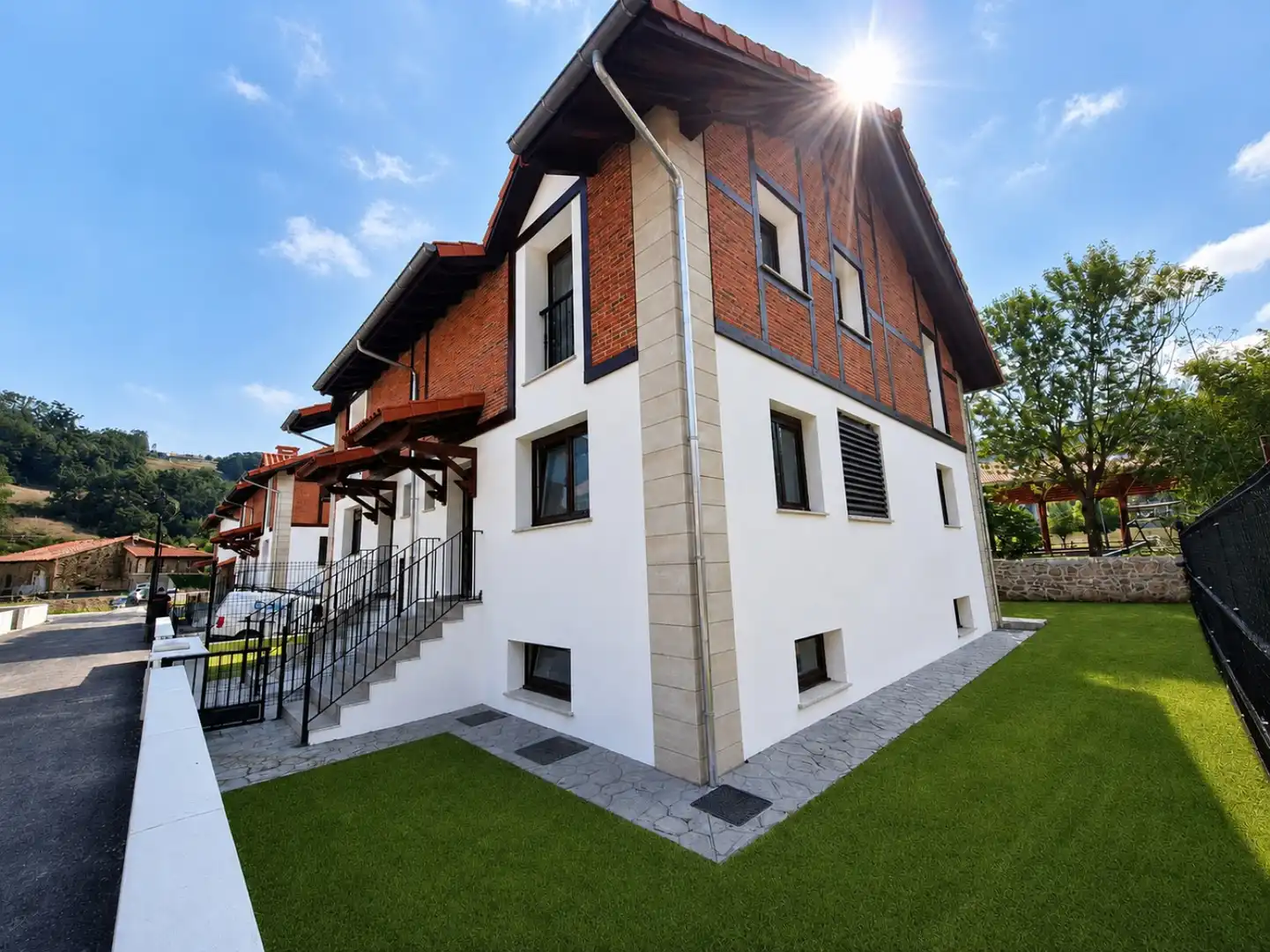 Vista exterior de Casa o chalet en venta en Molledo con Calefacción, Jardín privado y Parquet