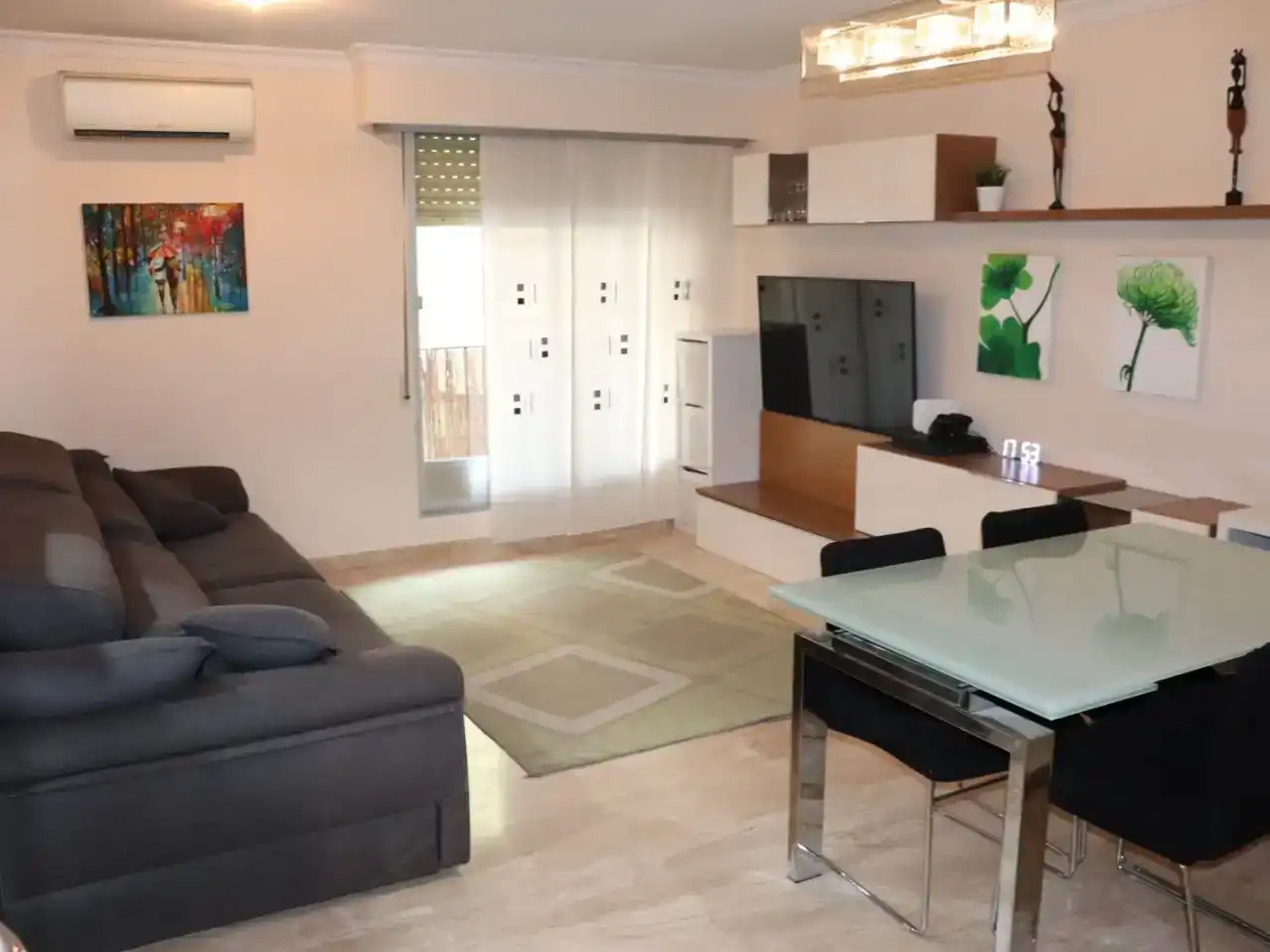 Sala de estar de Piso en venta en Algemesí con Aire acondicionado y Balcón