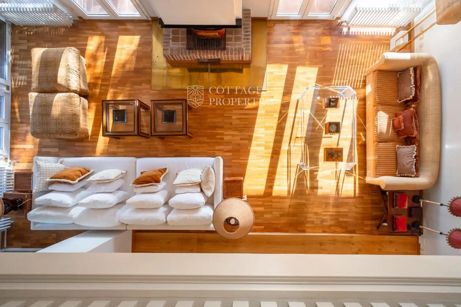 Sala de estar de Casa o chalet en venta en Sant Vicenç de Montalt con Aire acondicionado, Terraza y Amueblado