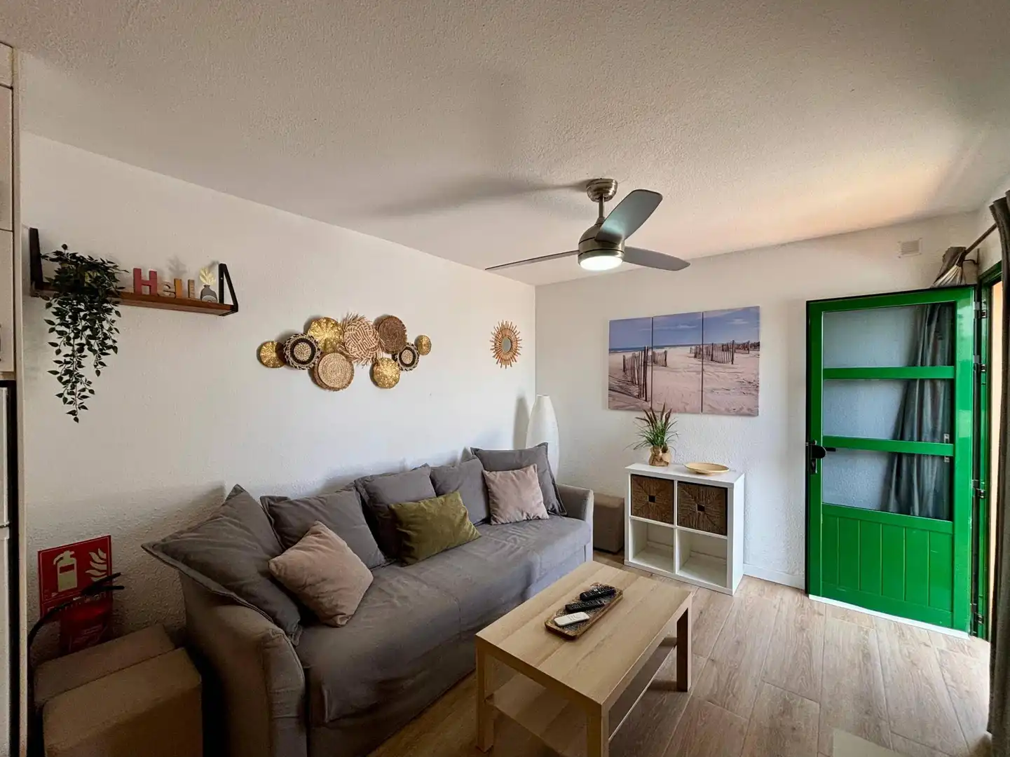 Sala d'estar de Apartament en venda en Antigua amb Jardí privat, Terrassa i Moblat
