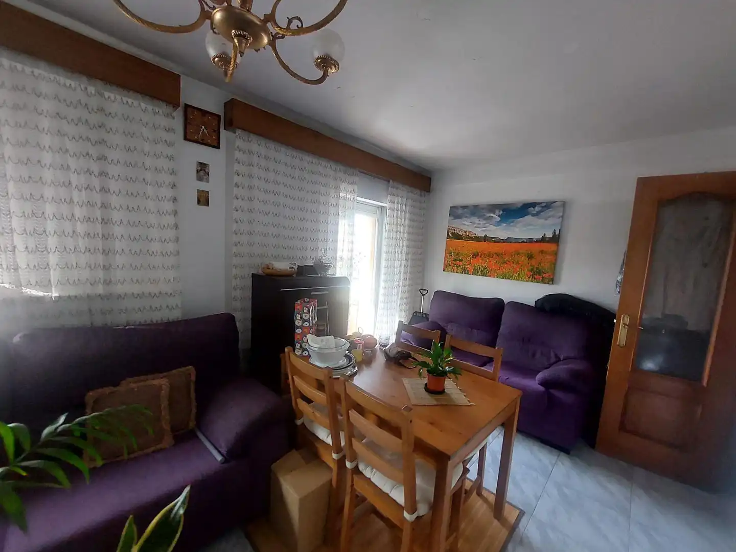 Sala de estar de Piso en venta en Madrid con Calefacción, Terraza y Amueblado