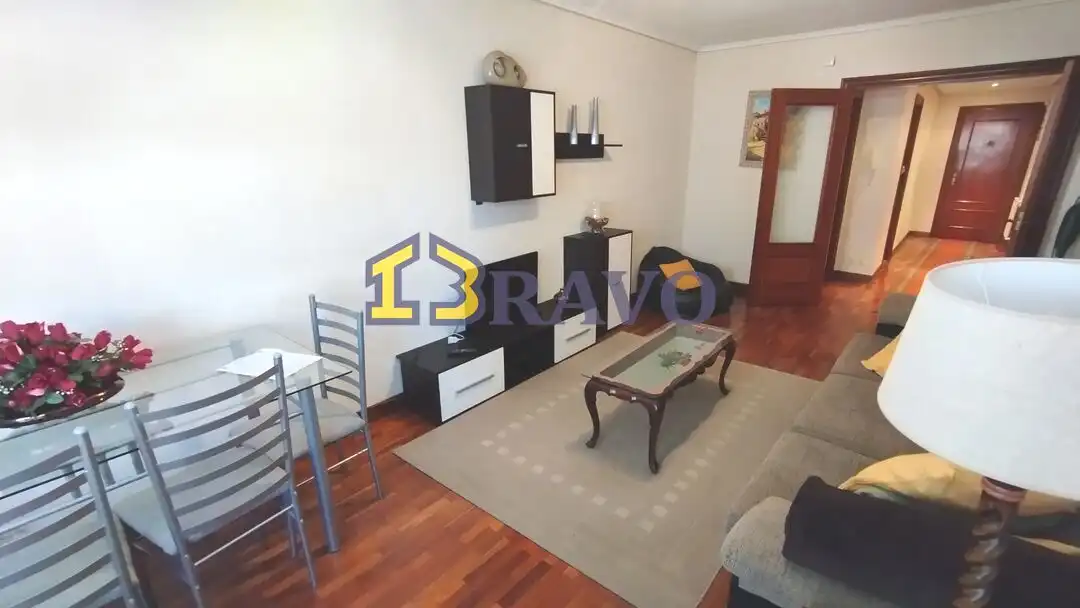 Living room of Flat for sale in Medina de Pomar  with Heating, Terrace and Furnished