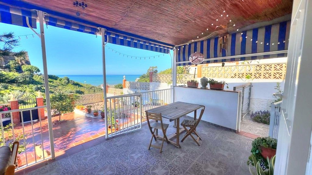 Terrassa de Casa o xalet de lloguer en Vélez-Málaga amb Aire condicionat, Jardí privat i Terrassa