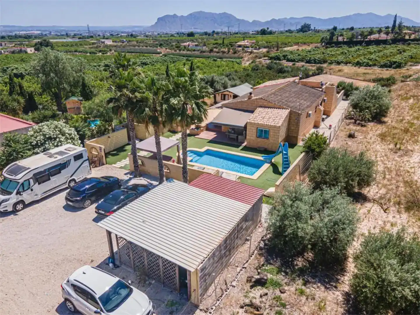 Vista exterior de Pis en venda en Albatera amb Aire condicionat, Jardí privat i Parquet