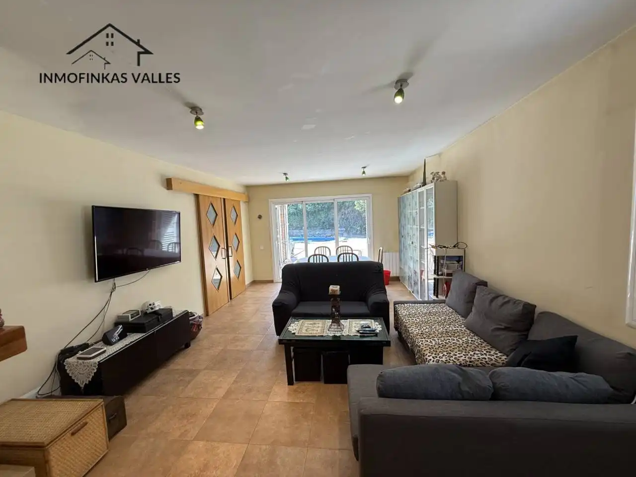 Sala d'estar de Casa o xalet en venda en Lliçà de Vall amb Aire condicionat, Calefacció i Jardí privat