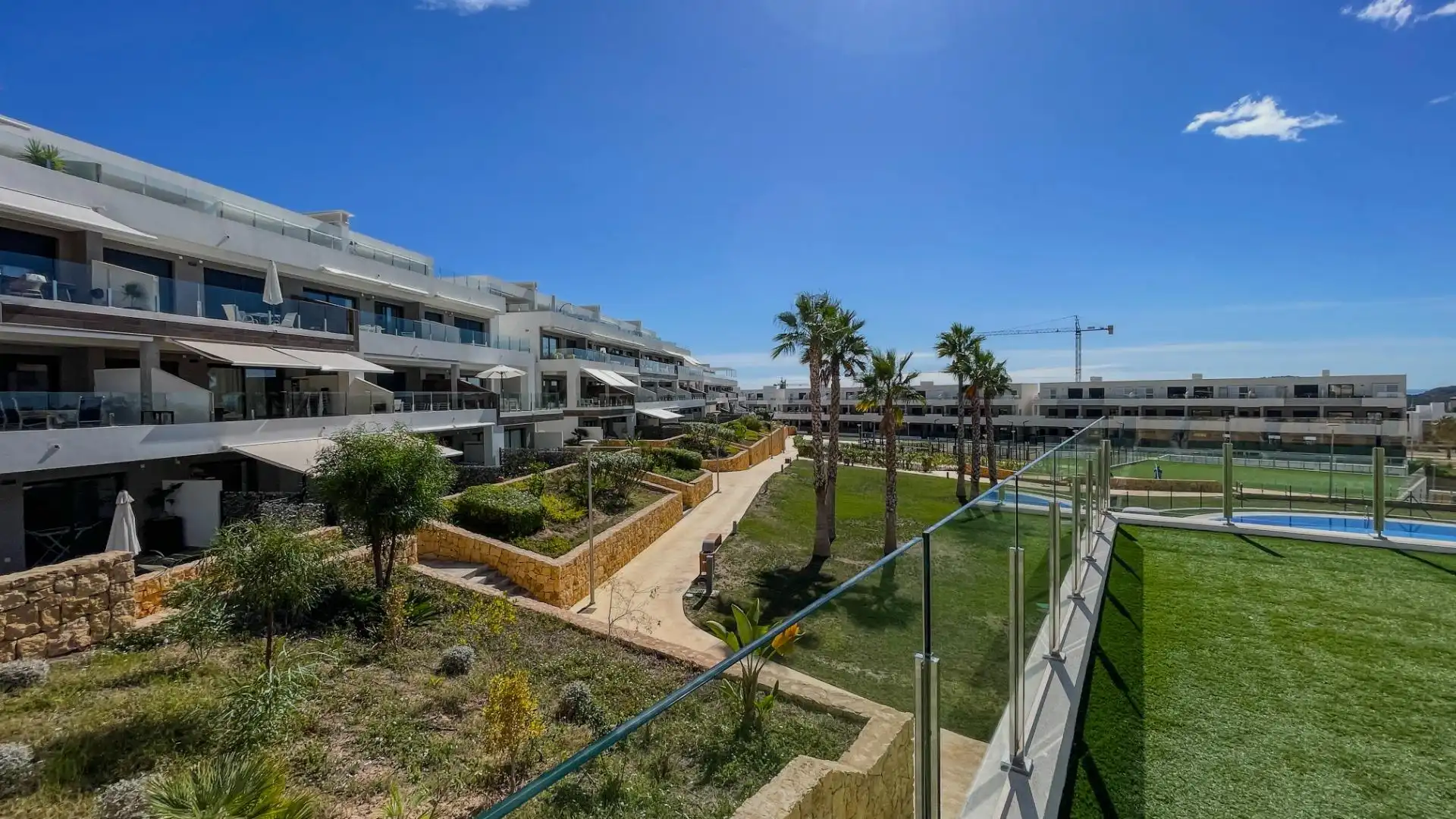 Außenansicht von Dachboden zum Verkauf in Finestrat mit Klimaanlage, Terrasse und Möbliert