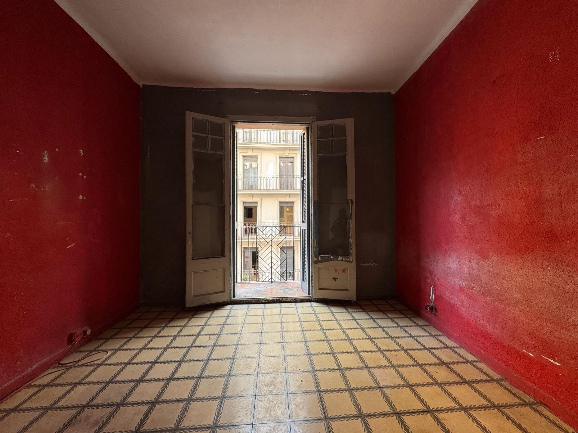 Bedroom of Flat for sale in  Barcelona Capital  with Balcony