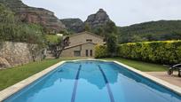 Swimming pool of Country house for sale in Bigues i Riells  with Air Conditioner, Terrace and Balcony