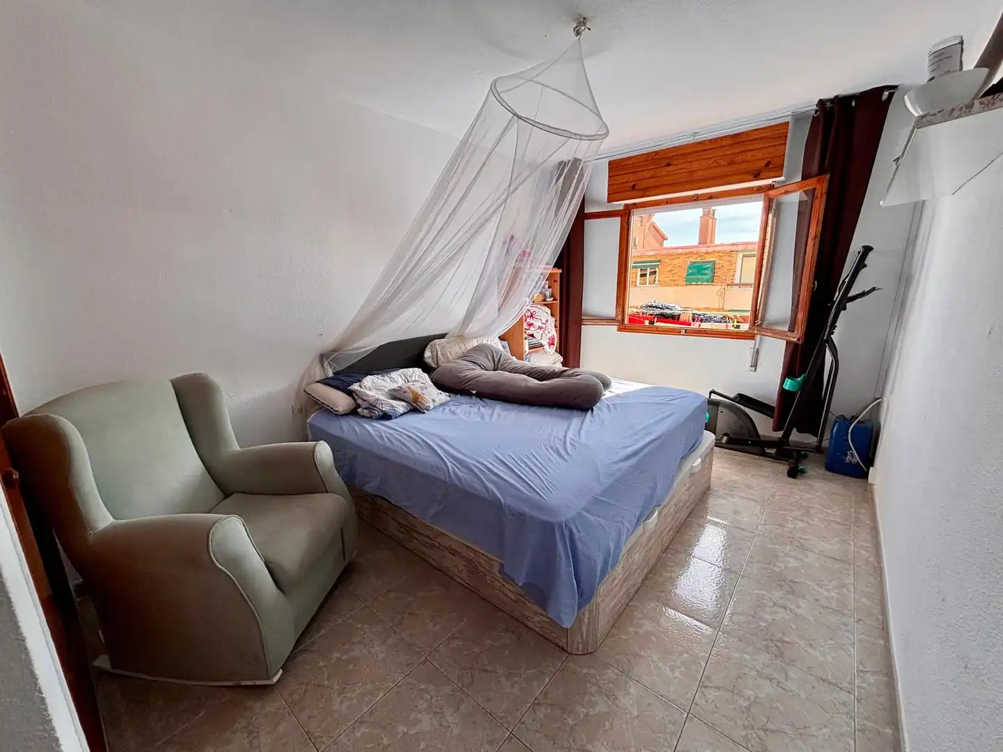 Schlafzimmer von Wohnung zum Verkauf in Alicante / Alacant mit Klimaanlage, Möbliert und Ofen