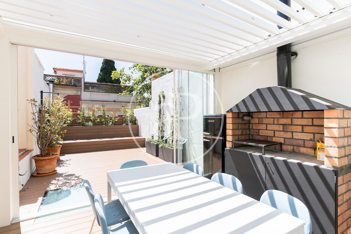 Terrace of House or chalet for sale in  Barcelona Capital  with Air Conditioner, Heating and Terrace