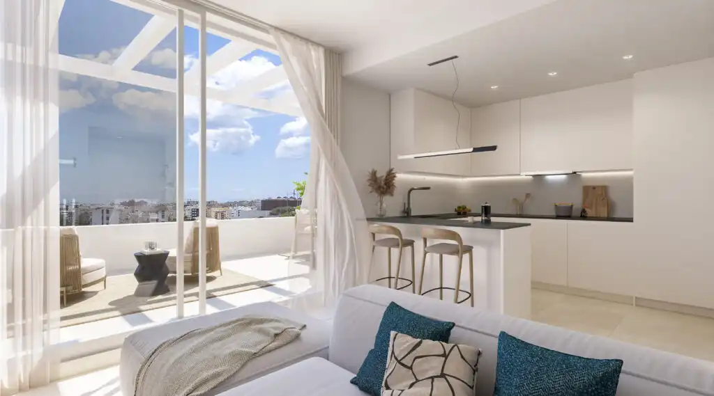 Apartamento con piscina en venta en Estepona Pueblo, imagen 6