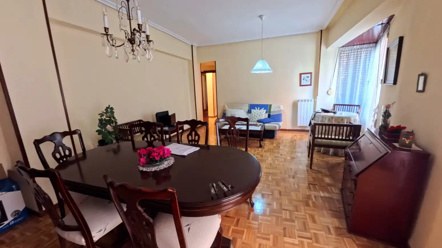 Wohnzimmer von Wohnung zum Verkauf in  Logroño mit Heizung, Parkett und Terrasse