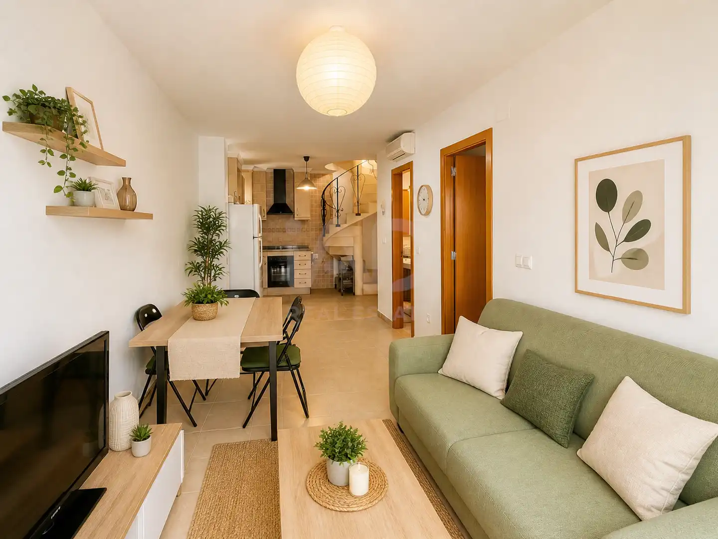 Sala de estar de Ático en venta en Beniarbeig con Aire acondicionado, Calefacción y Terraza