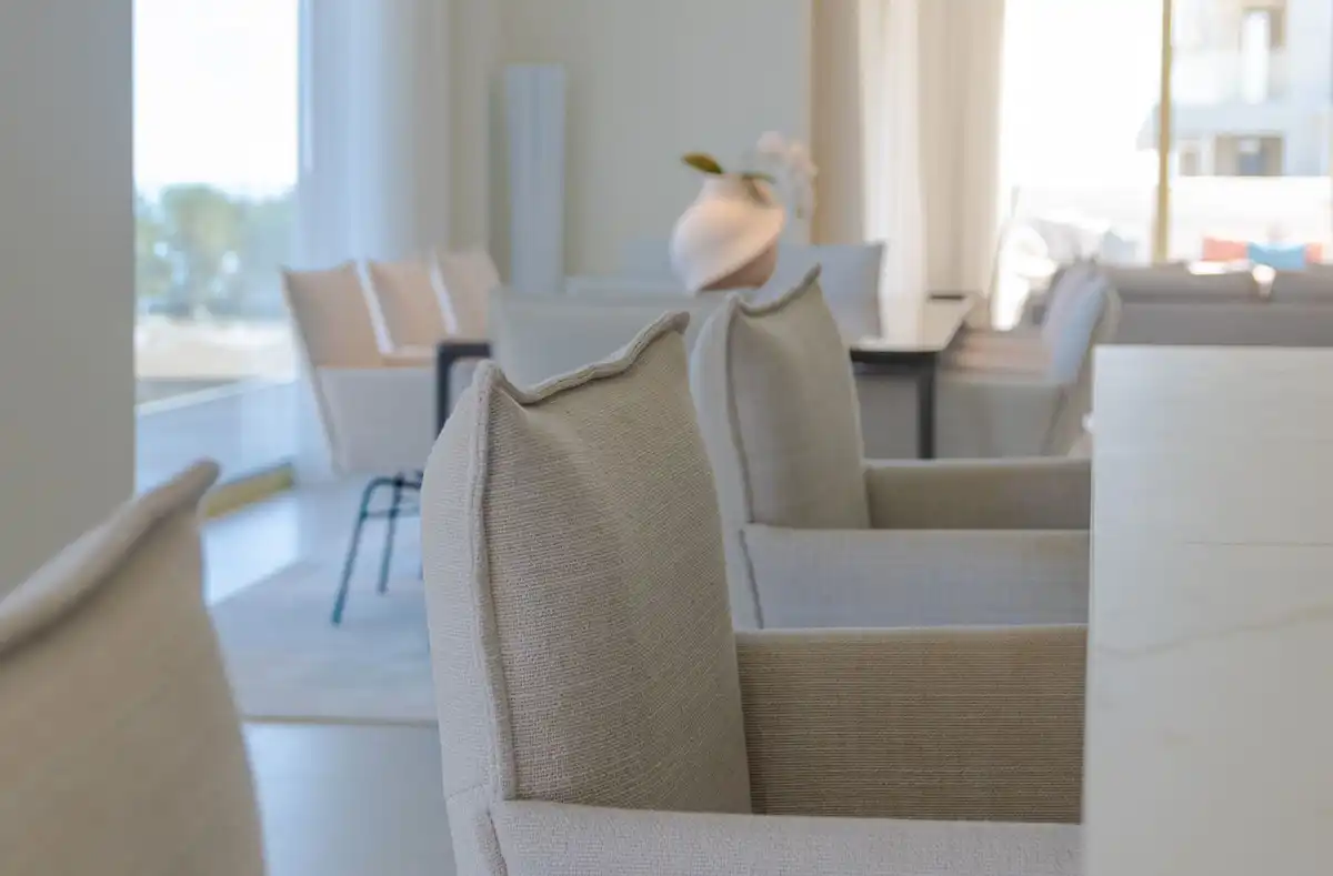 Esszimmer von Dachboden zum Verkauf in Marbella mit Klimaanlage, Terrasse und Abstellraum