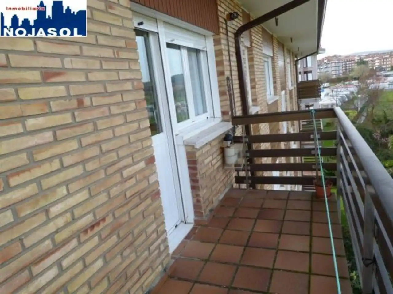 Balcony of Flat for rent in Noja  with Heating, Terrace and Furnished