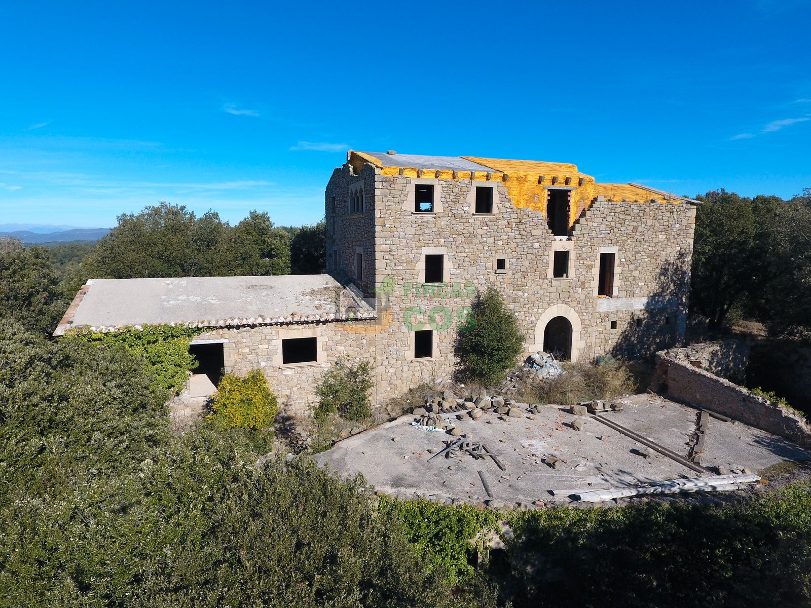 Vista exterior de Casa o xalet en venda en Castellterçol amb Jardí privat, Terrassa i Piscina