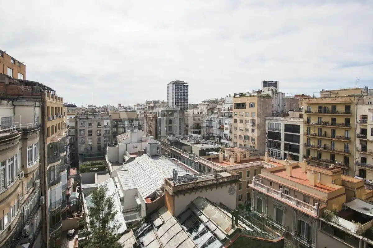 Exterior view of Flat for sale in Barcelona  with Air Conditioner, Heating and Parquet flooring