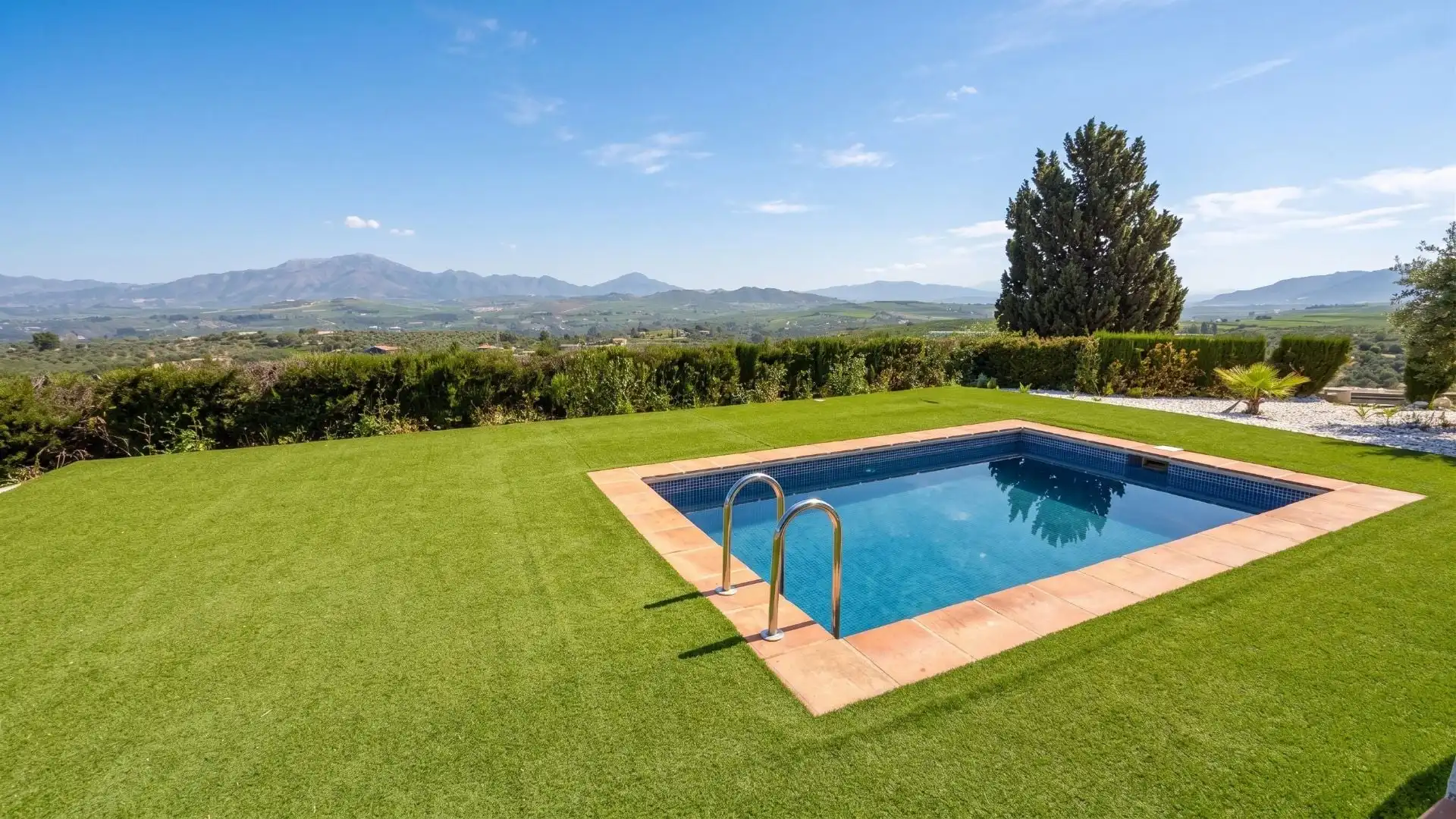 Piscina de Finca rústica en venta en Coín con Aire acondicionado y Piscina