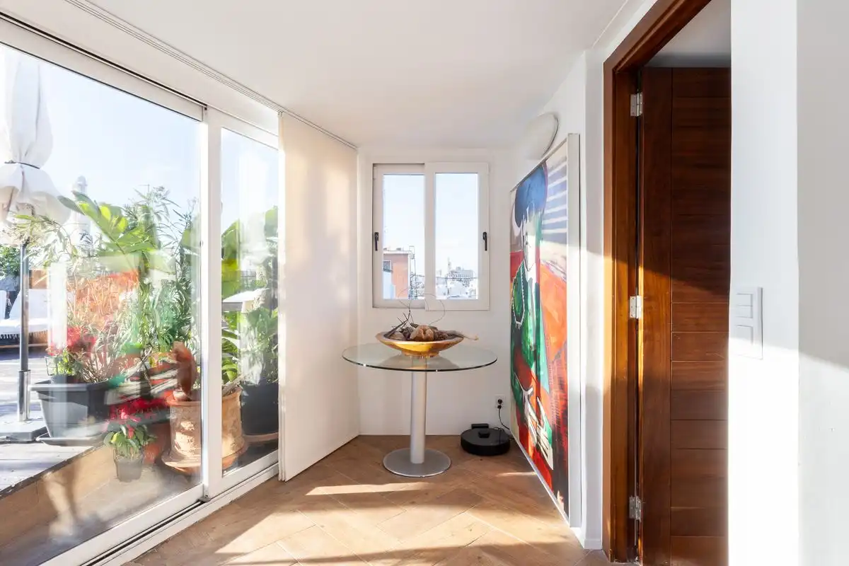 Terraza de Ático de alquiler en Valencia con Aire acondicionado, Calefacción y Terraza