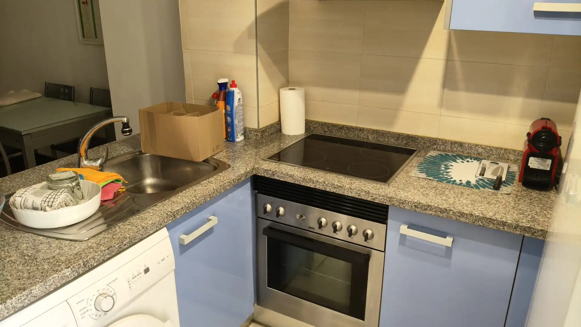 Cocina de Apartamento de alquiler en Moncofa con Terraza, Amueblado y Horno