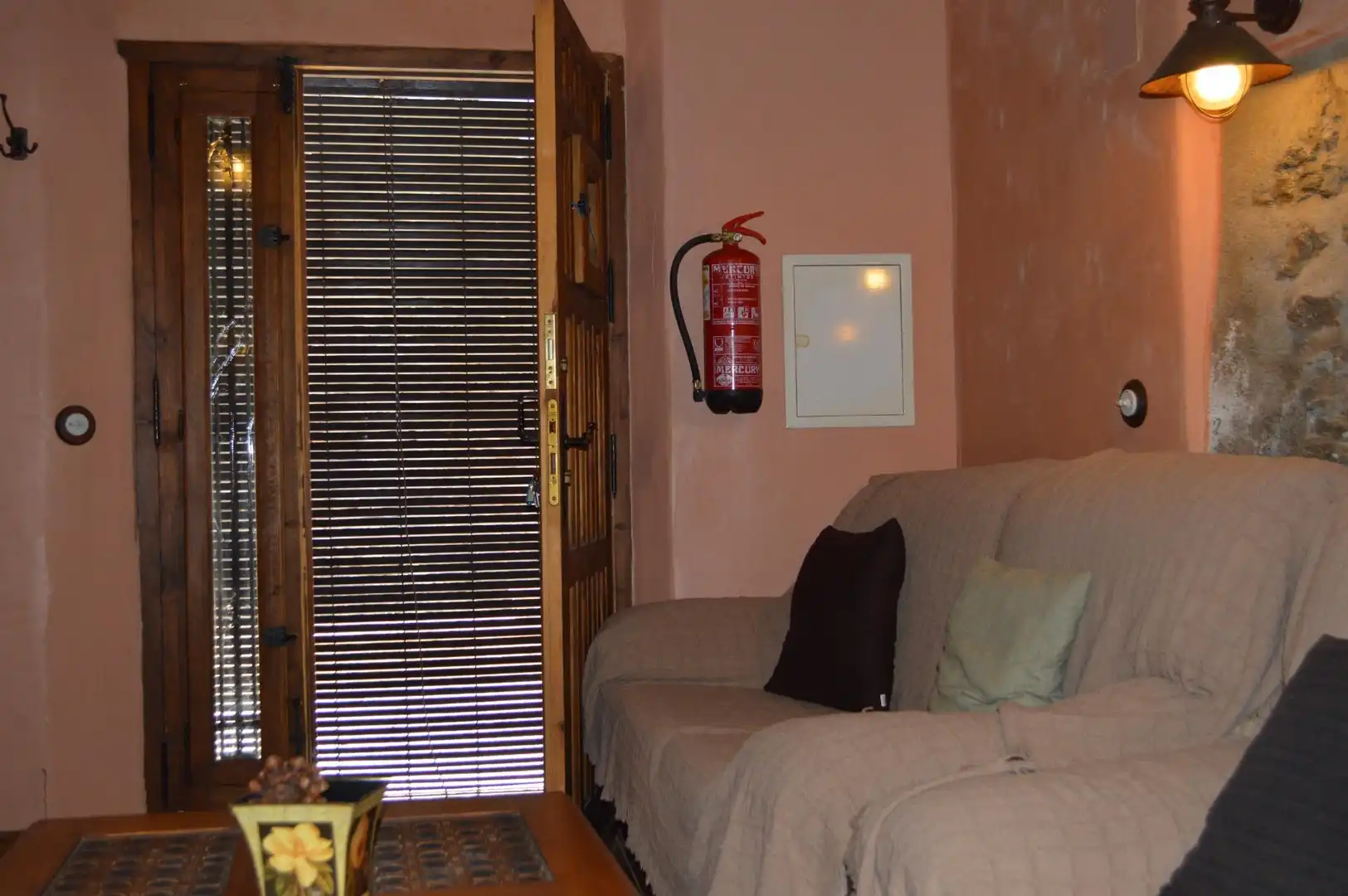 Living room of Flat for sale in Sorvilán  with Heating, Parquet flooring and Furnished