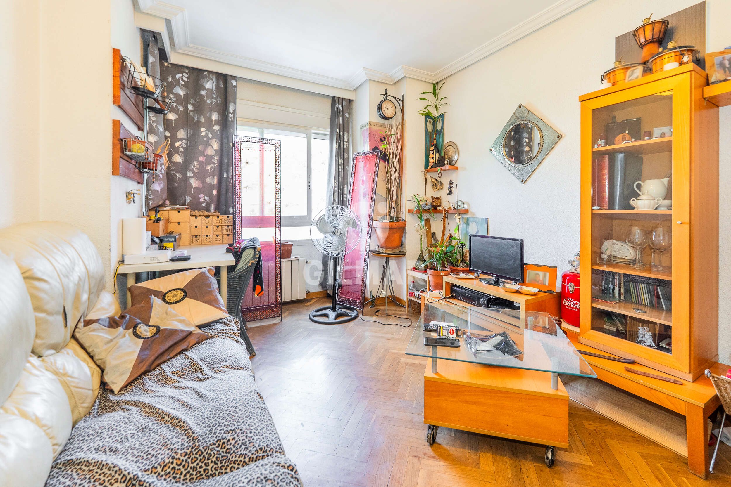 Bedroom of Flat for sale in  Madrid Capital  with Heating