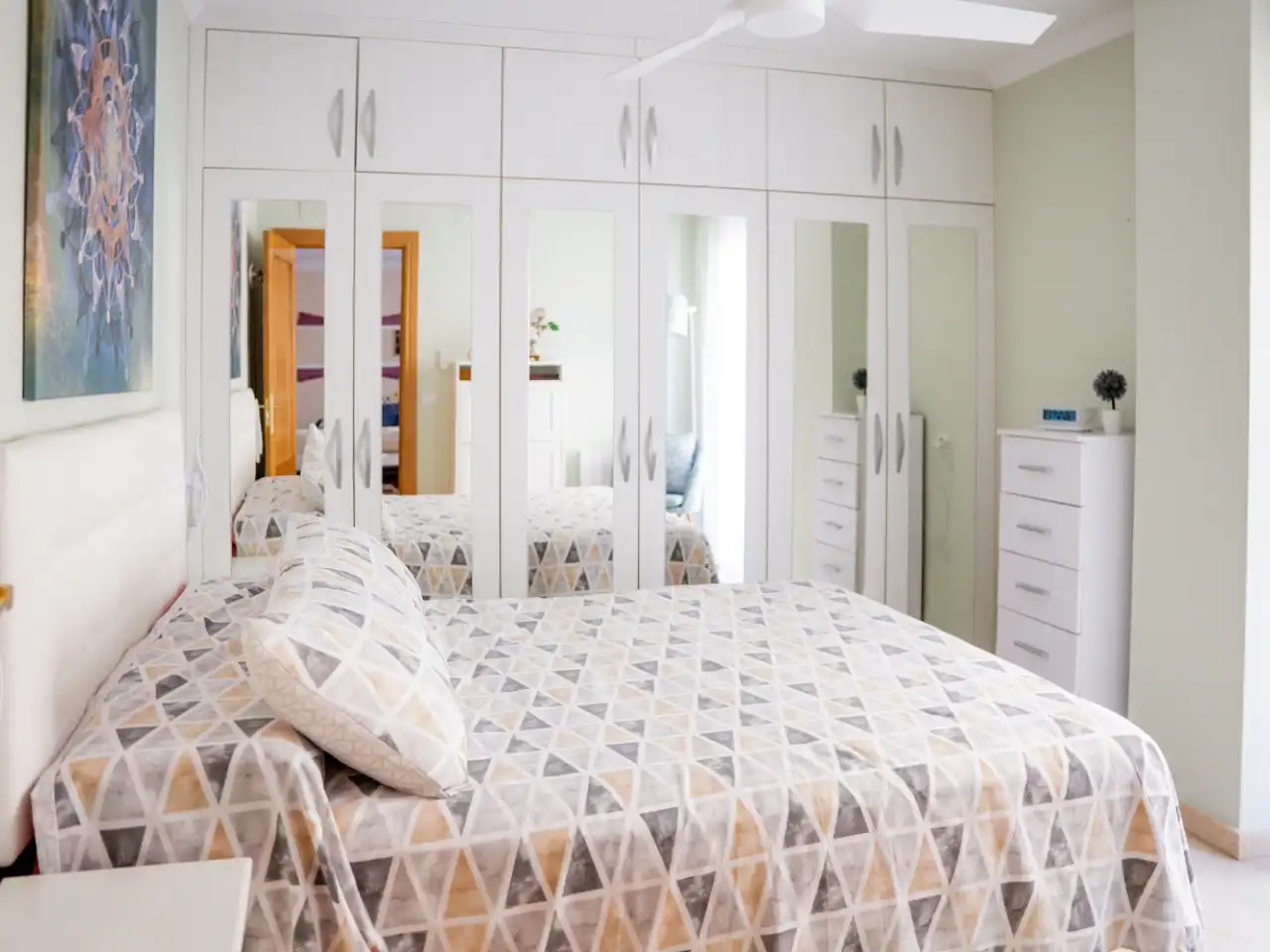 Bedroom of Flat for sale in Maracena  with Air Conditioner, Terrace and Balcony