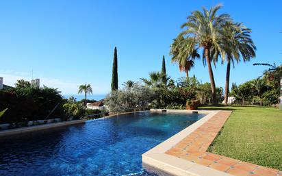 Swimming pool of House or chalet for sale in Marbella  with Air Conditioner, Terrace and Swimming Pool