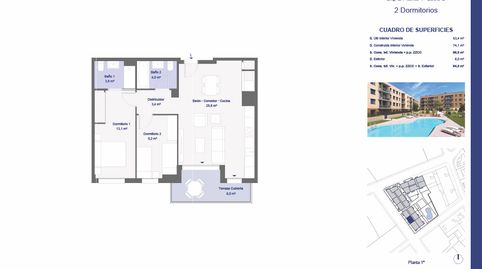 Foto 2 de Piso en venta en Hort de L’oca y Begònia, Sant Jordi, Tarragona
