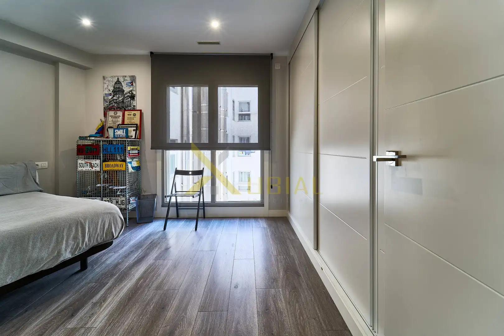 Bedroom of Flat for sale in A Coruña Capital   with Storage room, Furnished and Balcony
