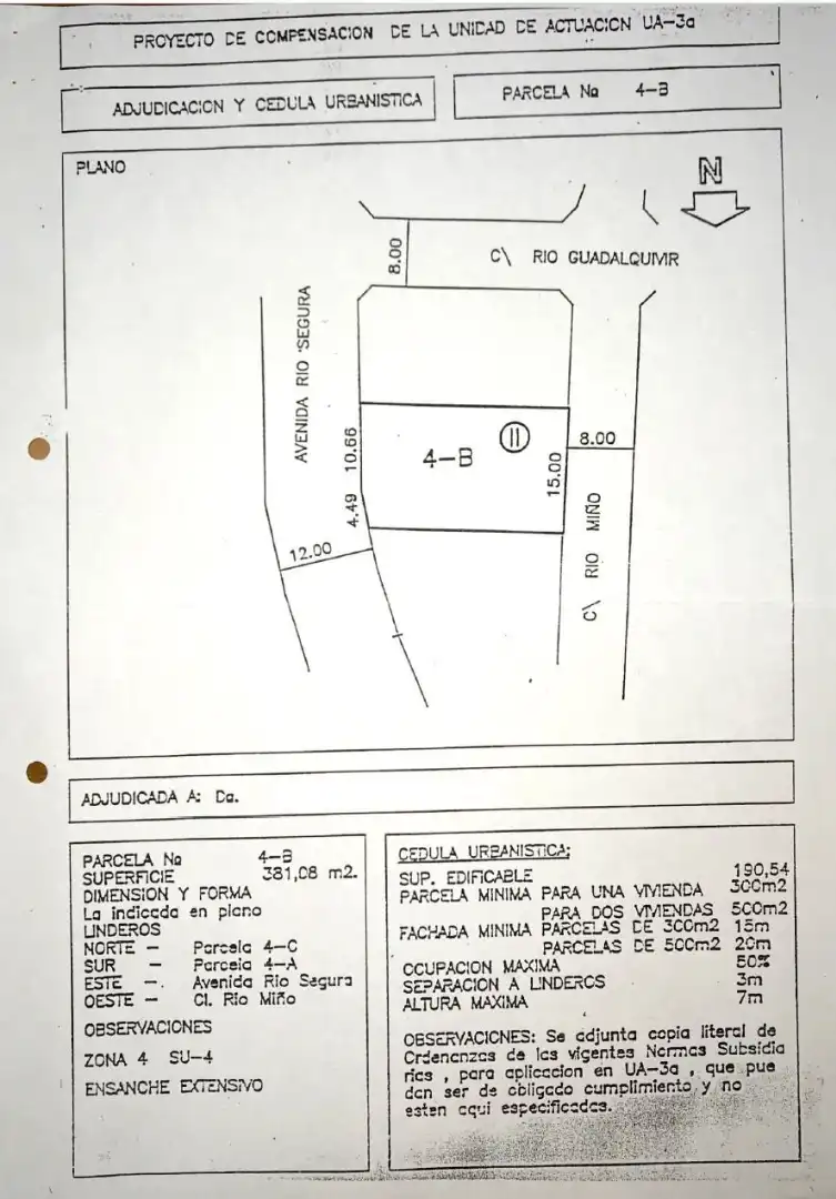 Terreny residencial en venda a Calle Río Miño 6, imagen 4