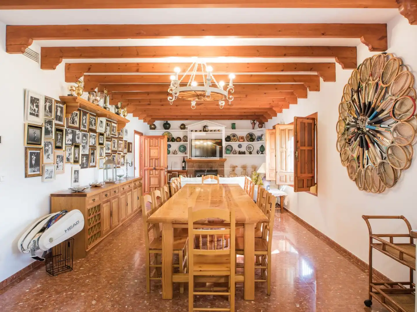 Menjador de Casa o xalet en venda en Málaga amb Aire condicionat, Calefacció i Jardí privat