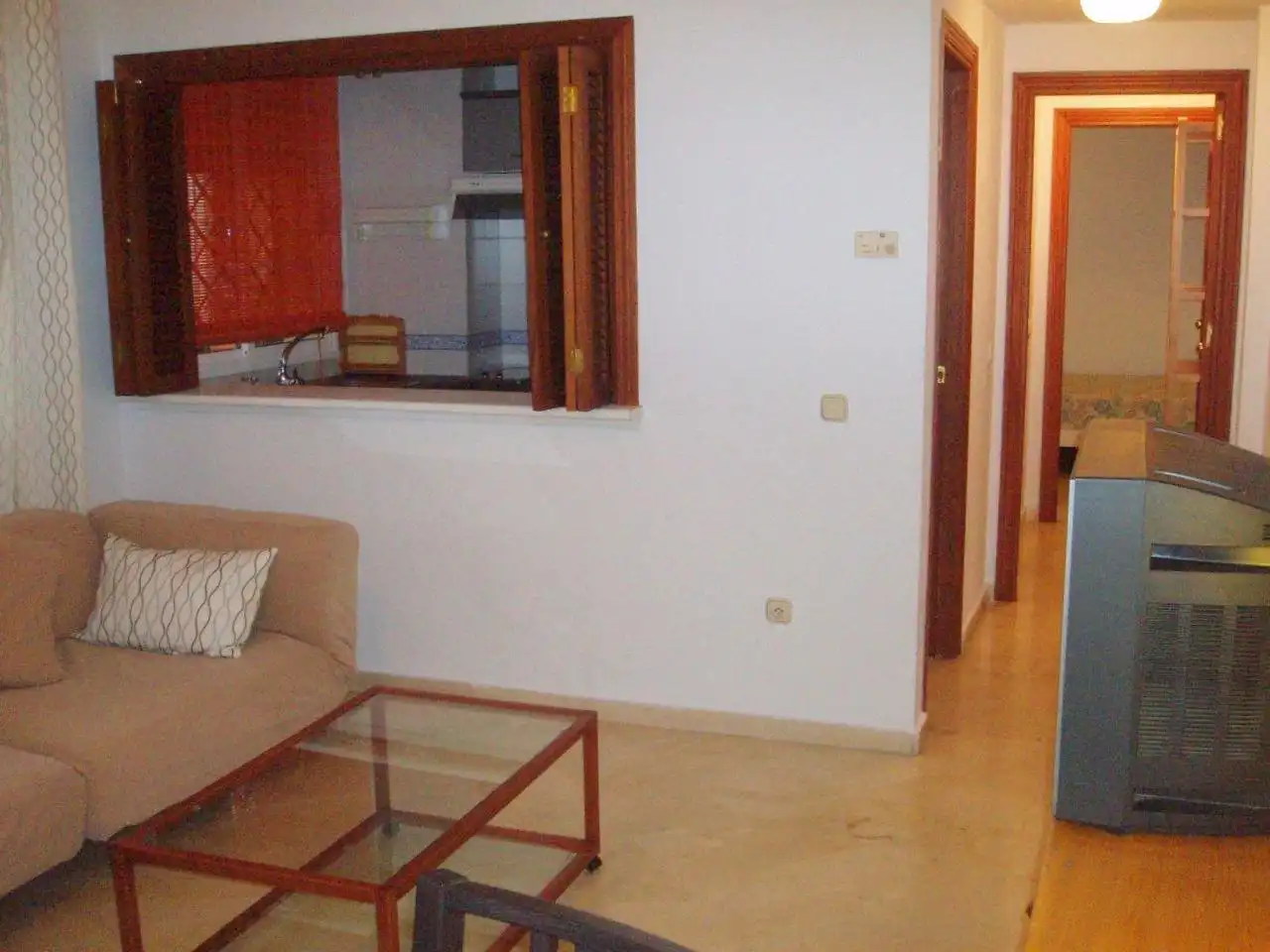 Sala de estar de Apartamento de alquiler en Sevilla con Aire acondicionado, Calefacción y Horno