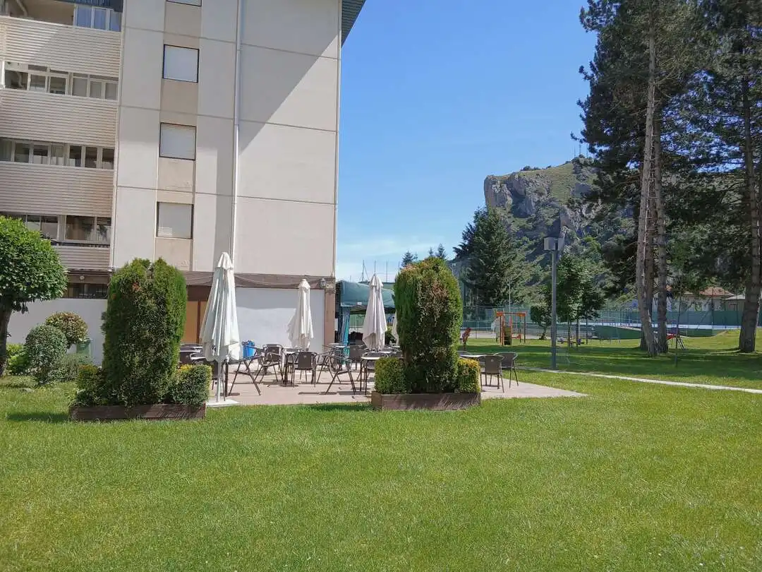 Terrasse von Wohnung zum Verkauf in Ezcaray mit Heizung, Privatgarten und Terrasse
