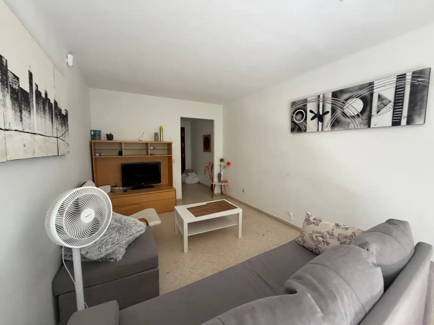 Sala de estar de Piso en venta en San Fernando con Terraza, Amueblado y Horno