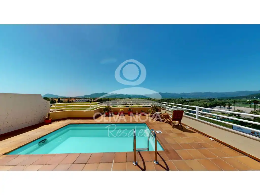 Swimming pool of Attic for sale in Oliva  with Terrace, Swimming Pool and Furnished