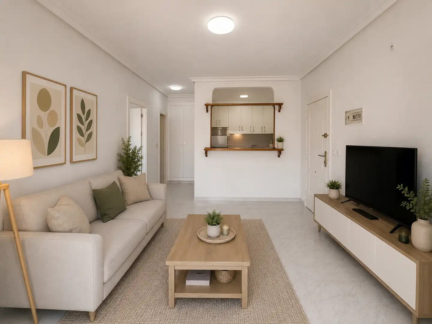 Living room of Flat for sale in Torrevieja  with Air Conditioner, Terrace and Community pool