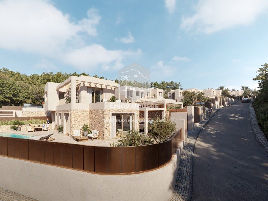 Vista exterior de Casa adosada en venta en Moraira