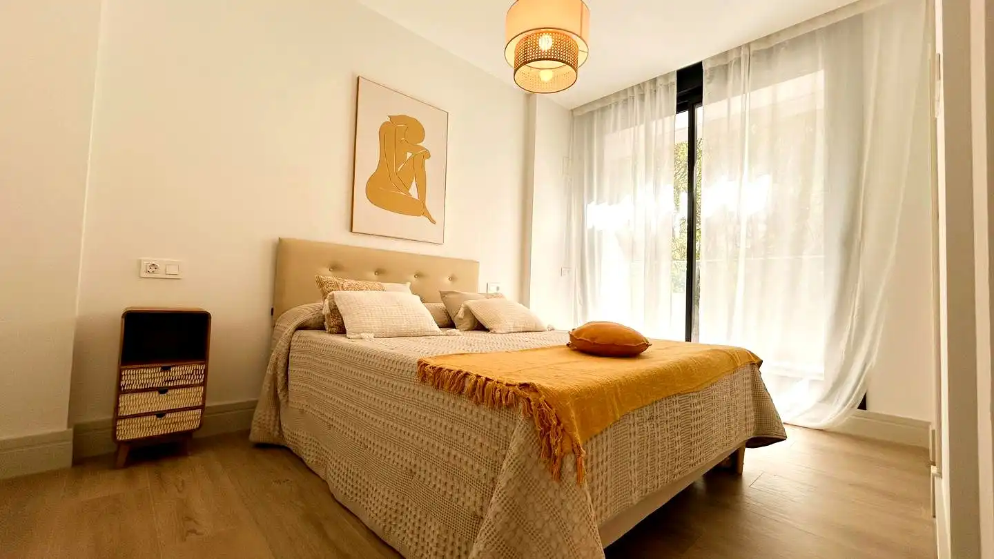 Bedroom of Detached homes for sale in Málaga  with Air Conditioner, Heating and Private garden